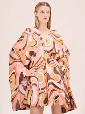 Alexis Pink Swirl Mini Dress